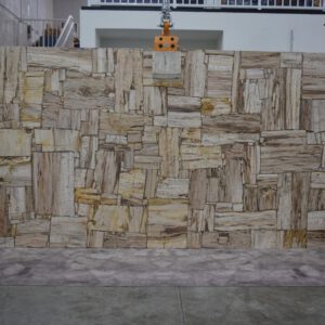 Brown Petrified Wood Brushed Retro