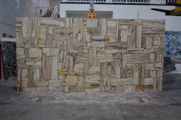 Brown Petrified Wood Brushed Retro