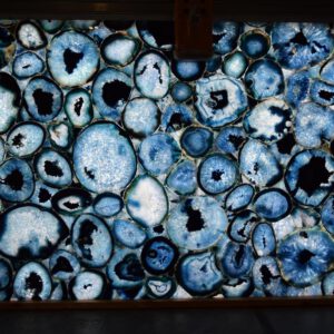 Blue Agate Classic Big Pattern