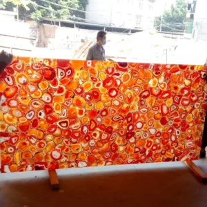 Red Agate Slab
