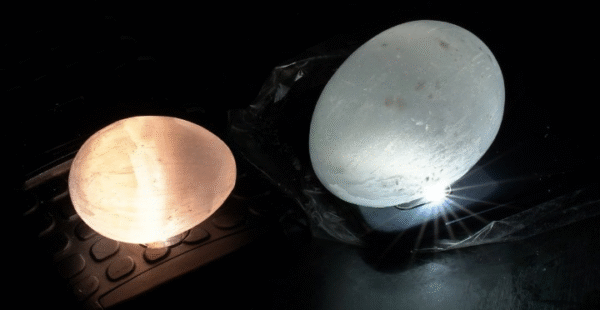 Selenite Tealight and Lamp - Image 3