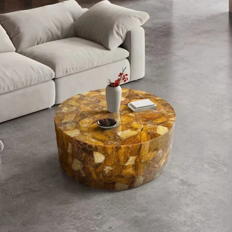 Natural Yellow Crystal Center Table - Image 2